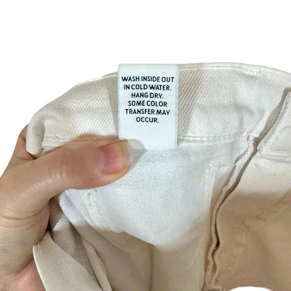 ASKK NY 70s Boot Ivory Jeans High Rise Flare - Picture 12 of 14